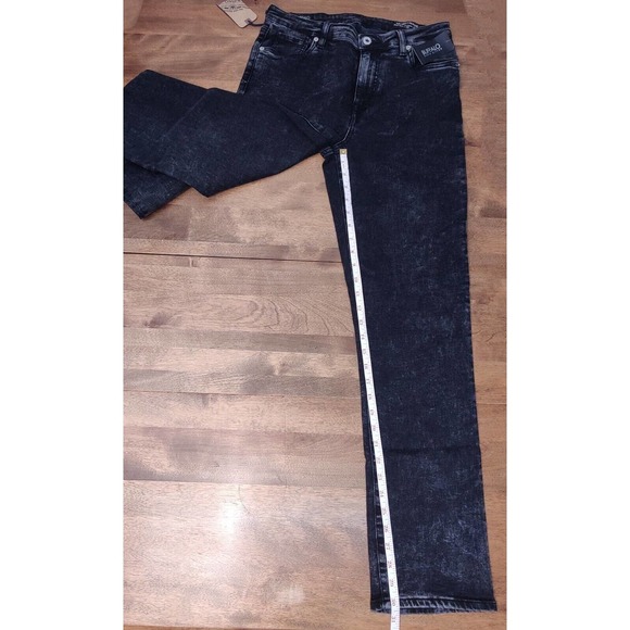 Buffalo David Bitton | Black Jayden High-Rise Straight-Cut Jeans - Women Size 29 - Picture 6 of 10